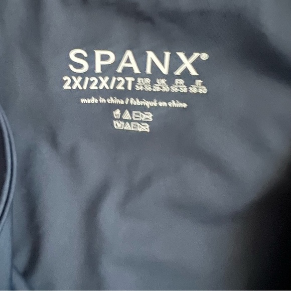 Spanx swim high rise brief in Sun kissed Navy, New with Tags - Picture 4 of 6